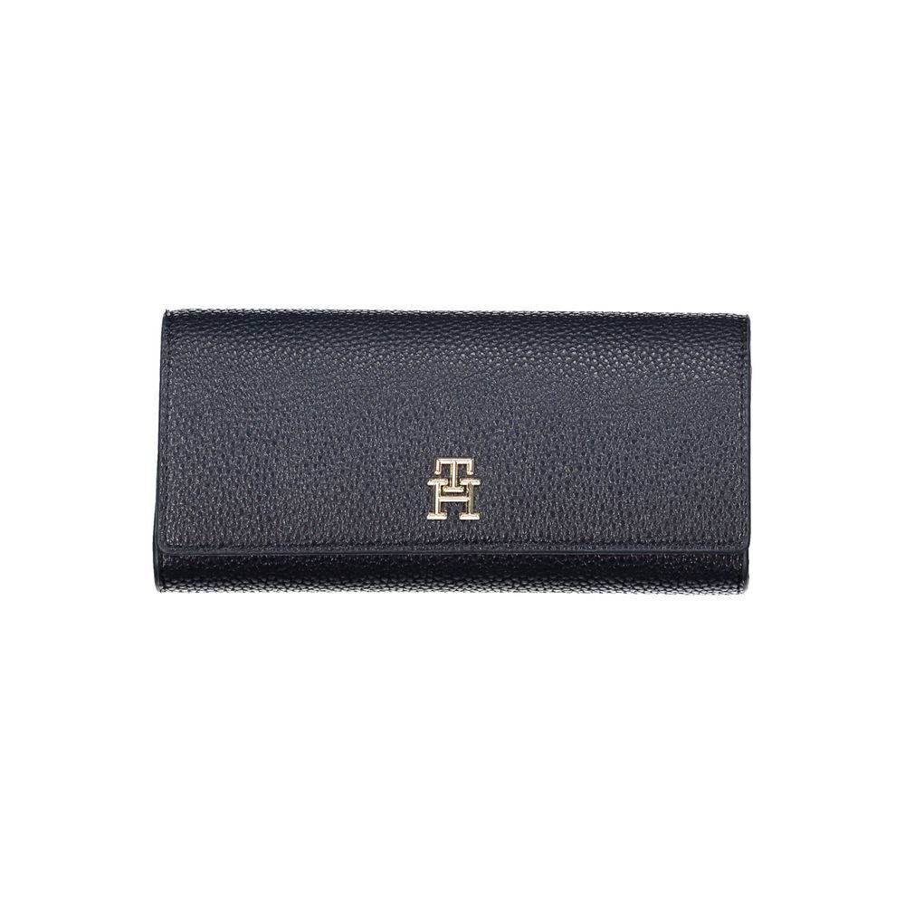 Tommy Hilfiger Blue Polyester Womens Wallet Stylish & Durable  