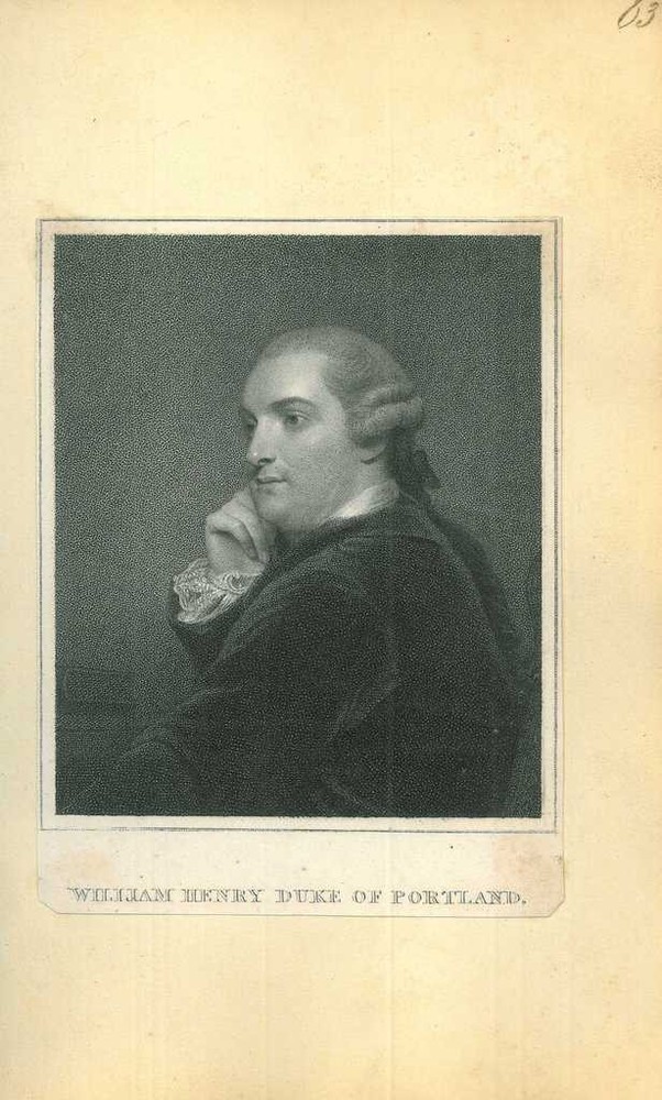 Portrait of William Cavendish-Bentinck, 3rd Duke of Portland