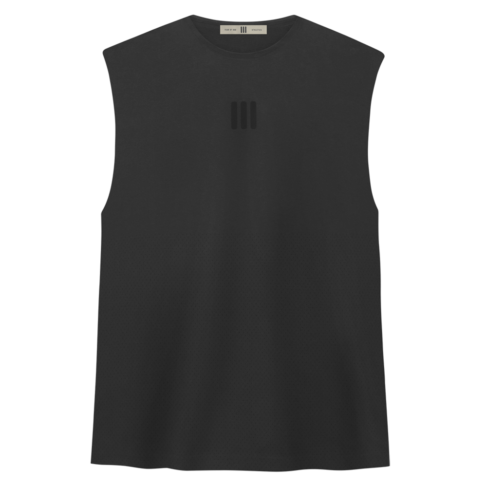 adidas Fear Of God Athletics Muscle Crew Neck Tank Top Mens Black Casual  Athlet