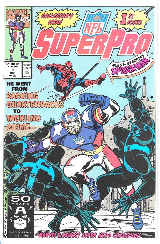 Super Pro #1 Marvel Comics 1991 Direct Romita