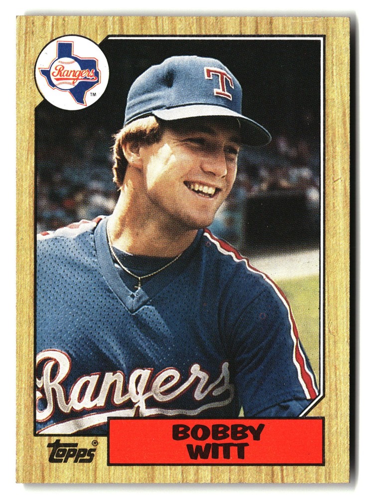 1987 Topps #415 Bobby Witt