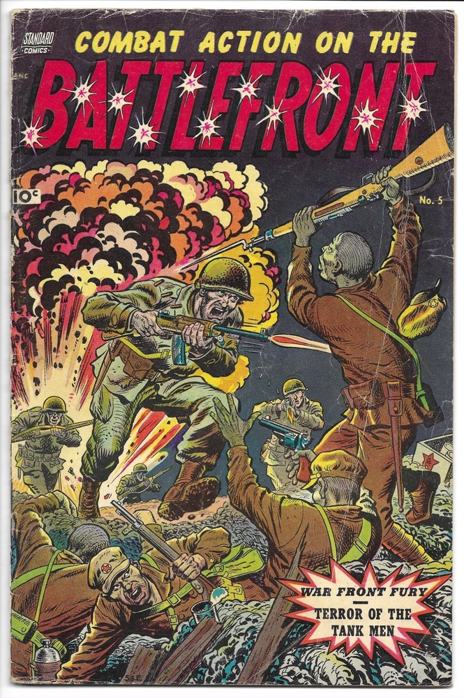 Battlefront #5 Gd/Vg 3.0 Scarce Golden Age Standard Comics! Toth Art! One Shot!