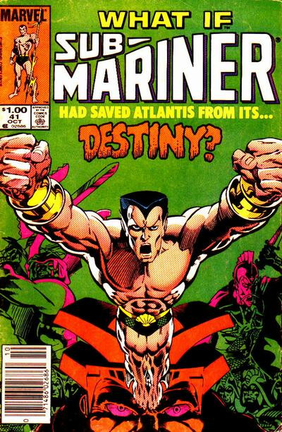 What If Vol 1 #41 Newsstand VG Low Grade Marvel Namor Sub-Mariner