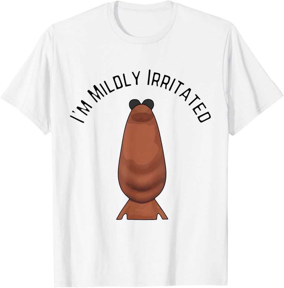I'm Mildly Irritated Marcus The Worm Funny Meme T-Shirt