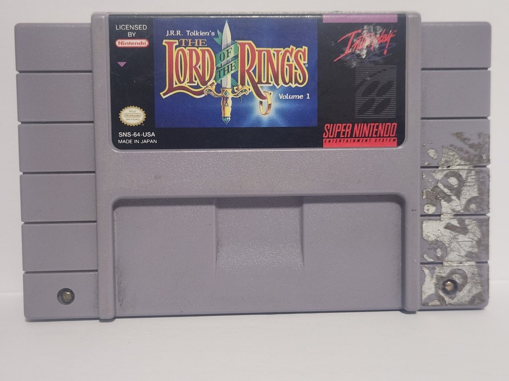 The Lord of the Rings Vol. 1 (Super Nintendo, SNES) Authentic Tested