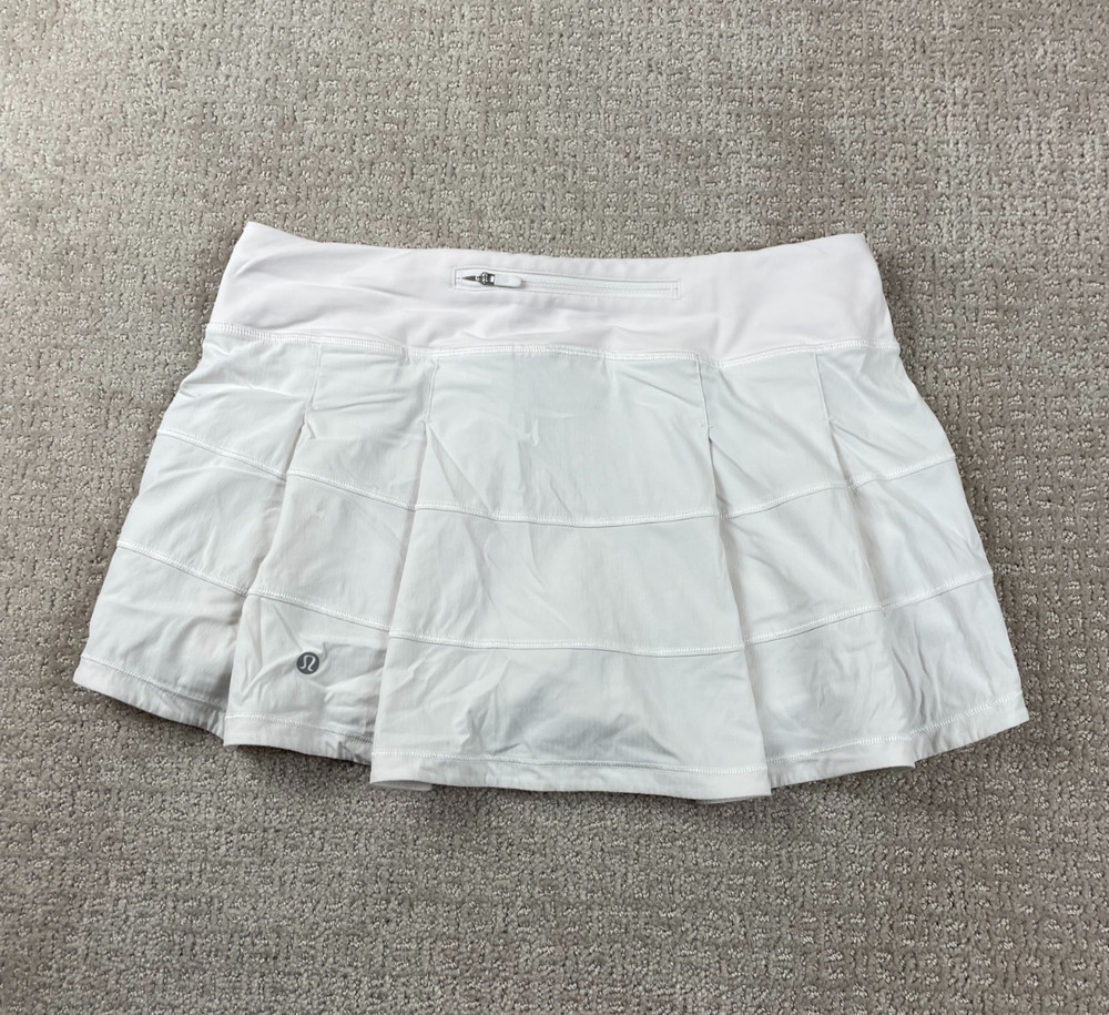 Lululemon Pace Rival Skirt Womens 8 Lined Skort Athleticwear Tennis Gym LW8A84R