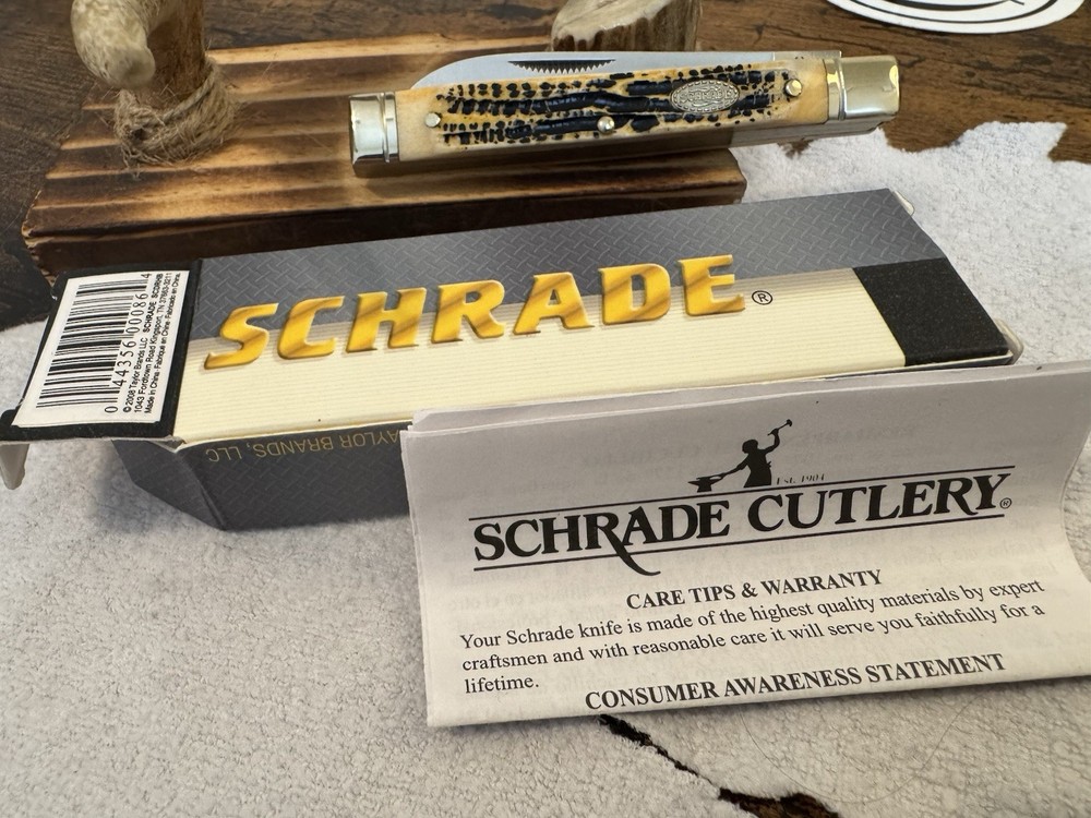 Schrade SCDRHB Doctors Knife Honey Bone
