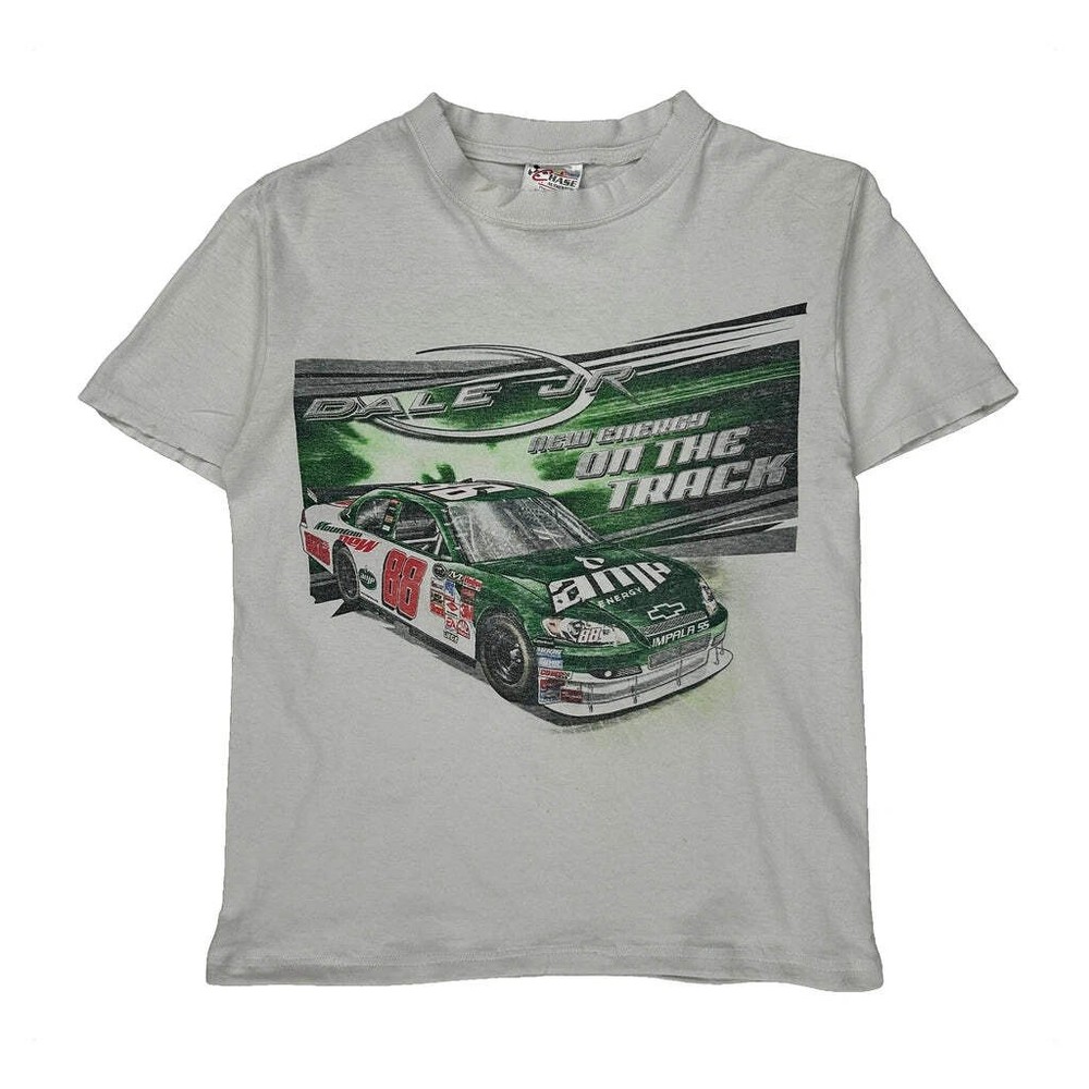 Dale Jr. Chase Authentics Nascar T-Shirt - Small White Cotton