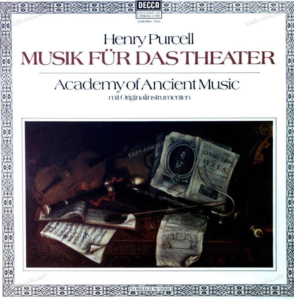 Henry Purcell / Academy Of.. - Musik Für Das Theater LP (VG+) '*-image