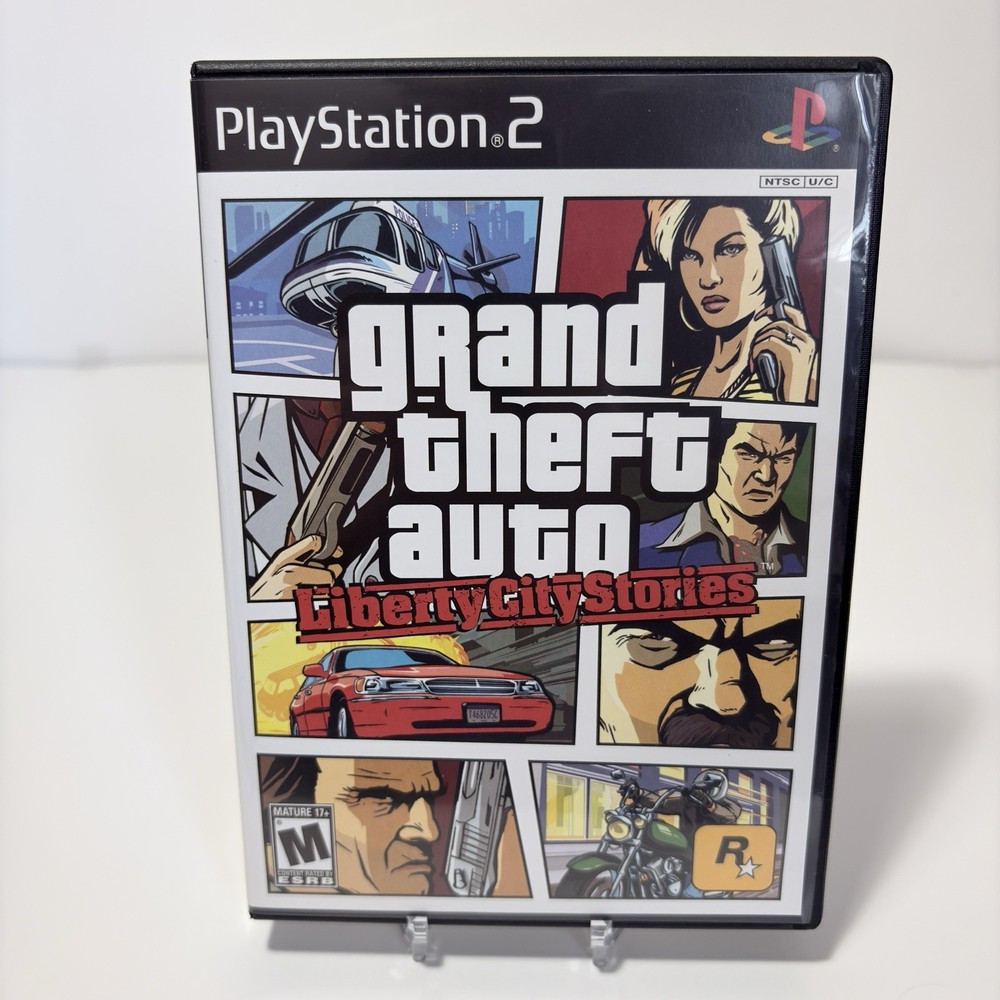 Grand Theft Auto GTA Liberty City Stories Playstation 2 PS2 Complete CIB w/Map