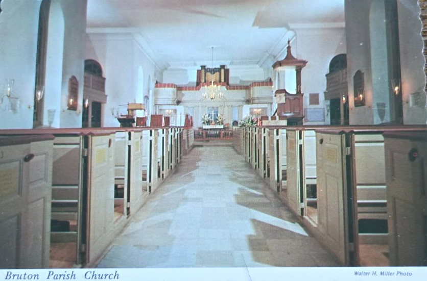 1950s Postcard Bruton Parish Church: Williamsburg, VA Next Day Shipping
