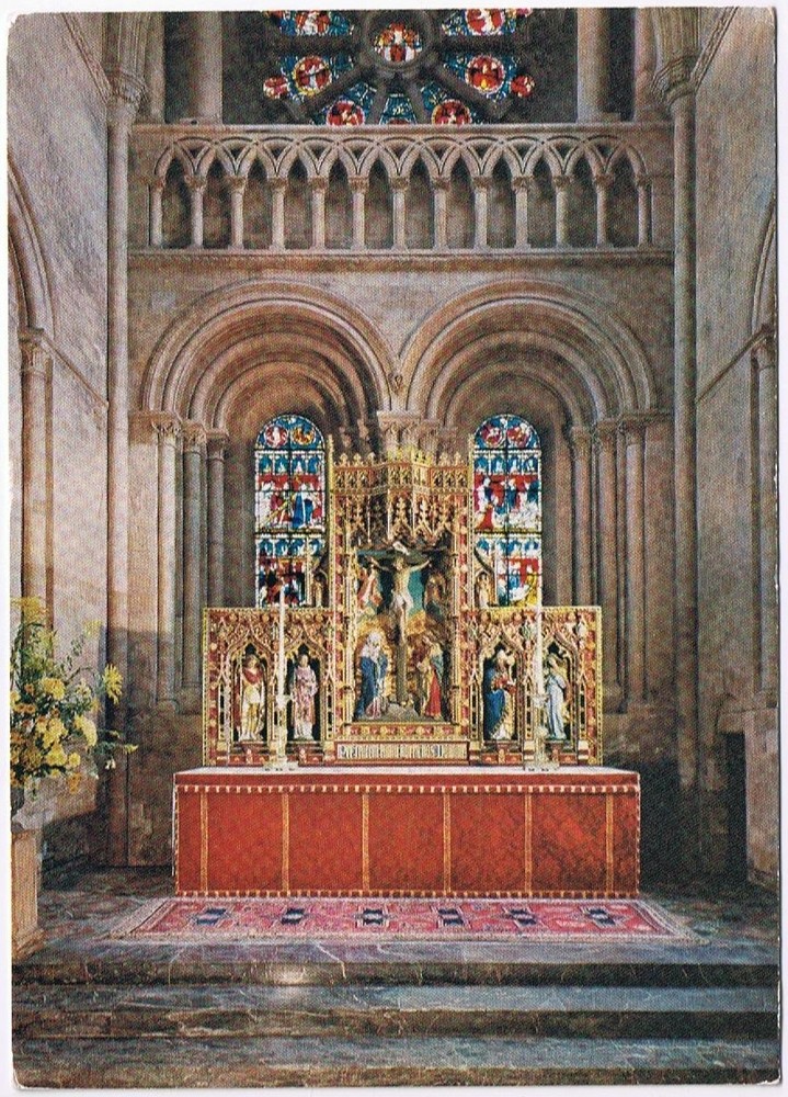 Postcard Oxford England UK Christ Church Cathedral High Altar