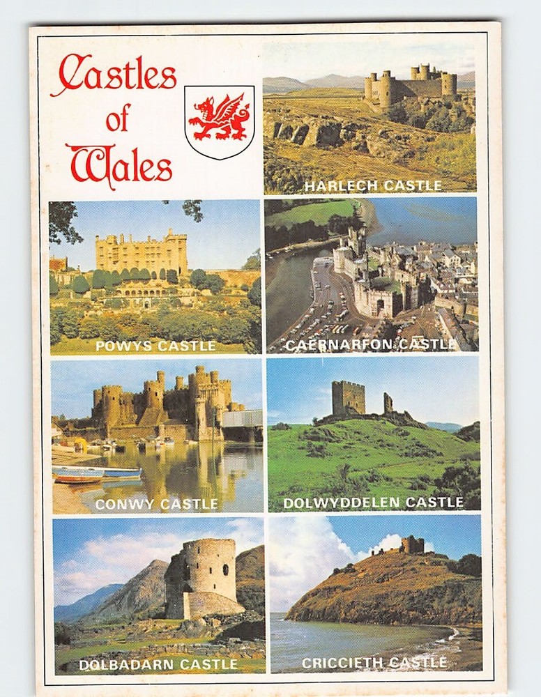 Postcard Castles of Wales