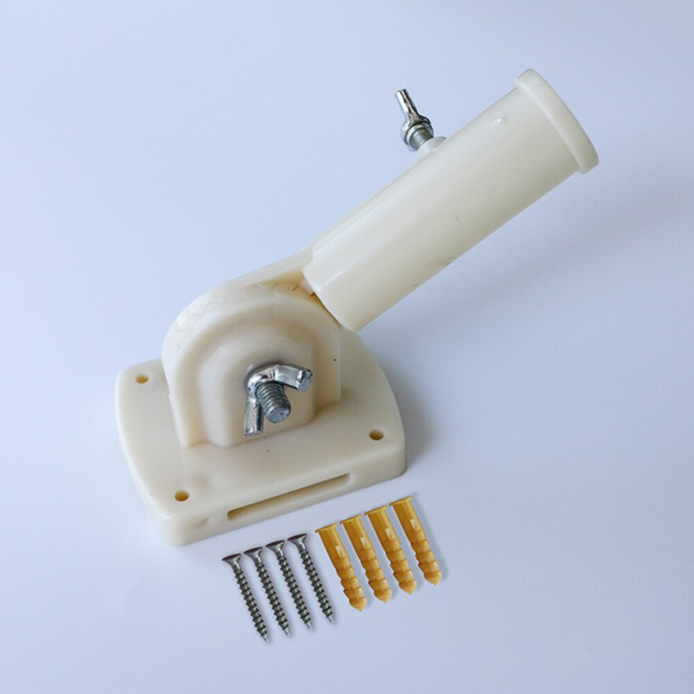 Adjustable Flag Pole Bracket Balcony Holder National Day Decor