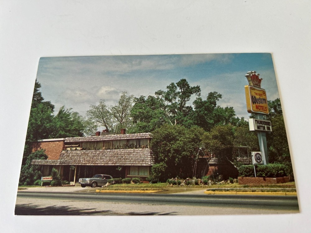 Thunderbird Inn Orangeburg South Carolina Postcard