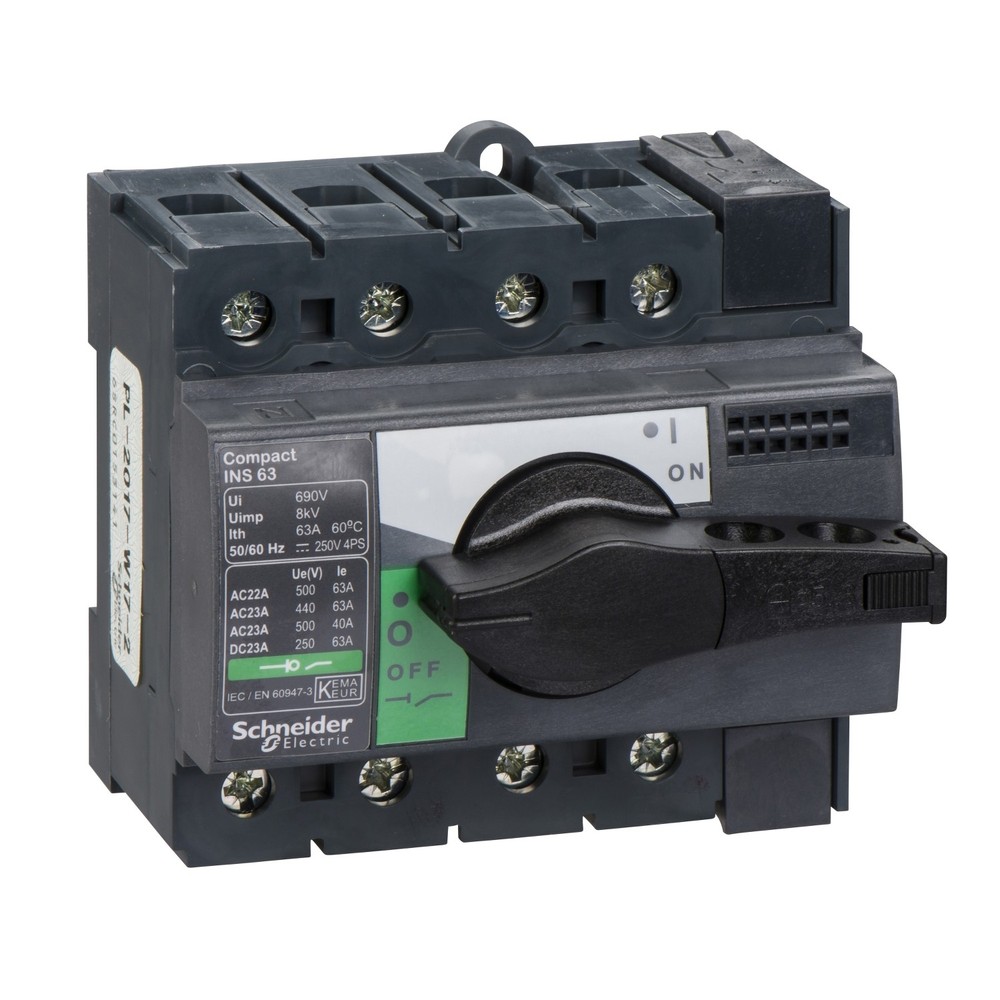 Schneider 28903 ISOLATOR SW 63A 4P INS63