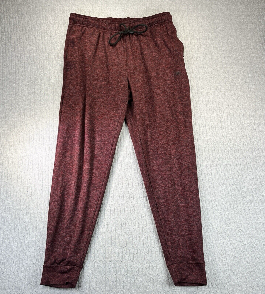 Legend, Men’s sweatpants Size (L) drawstring, black and red comfort relaxed fit