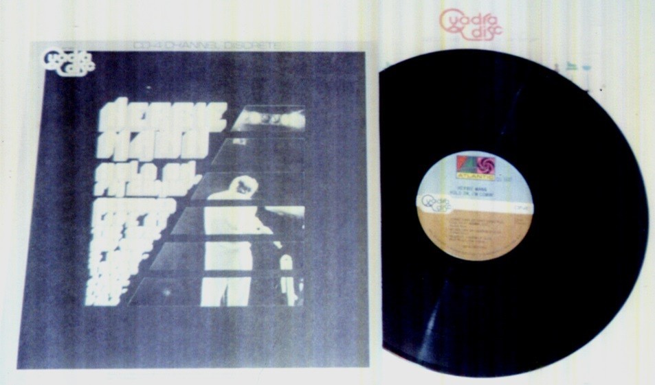 Herbie Mann Hold On I'm Comin LP Atlantic Records Quadra Disc Quadraphonic