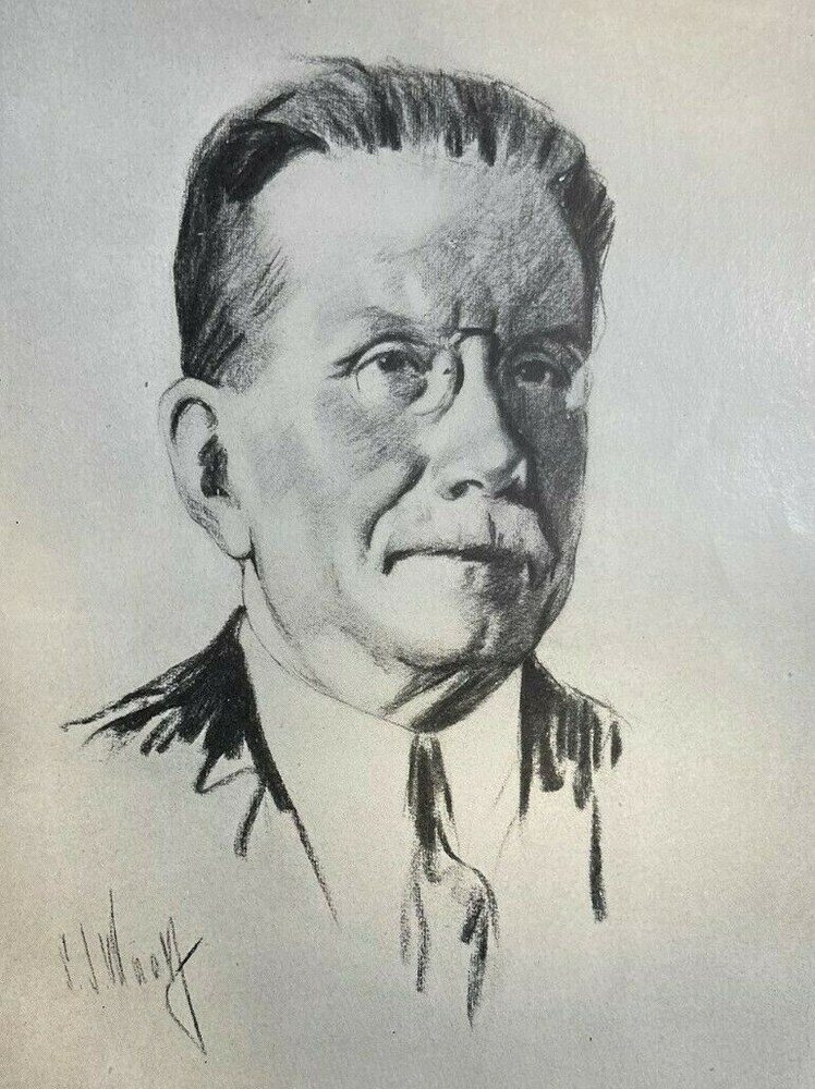 1926 Vintage Illustration French Ambassador Victor Henri Berenger