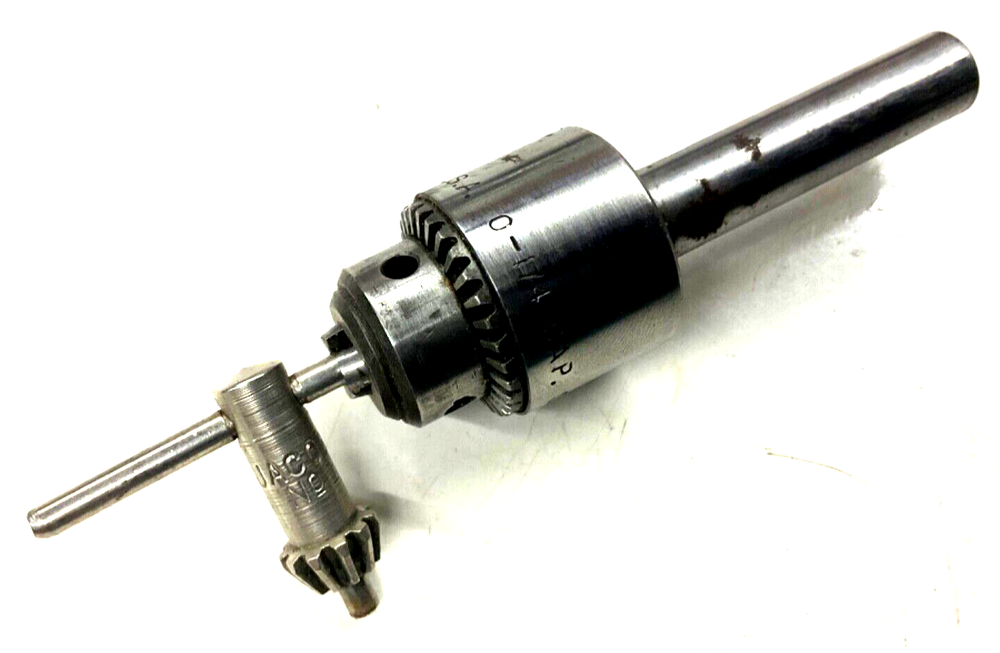 SUPREME TOOLS 0-1/4” Cap. DRILL CHUCK, 1/2” DIA ROUND SHANK, S1A, USA