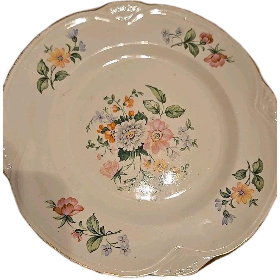 Vintage 1947 Homer Laughlin Virginia Rose 6