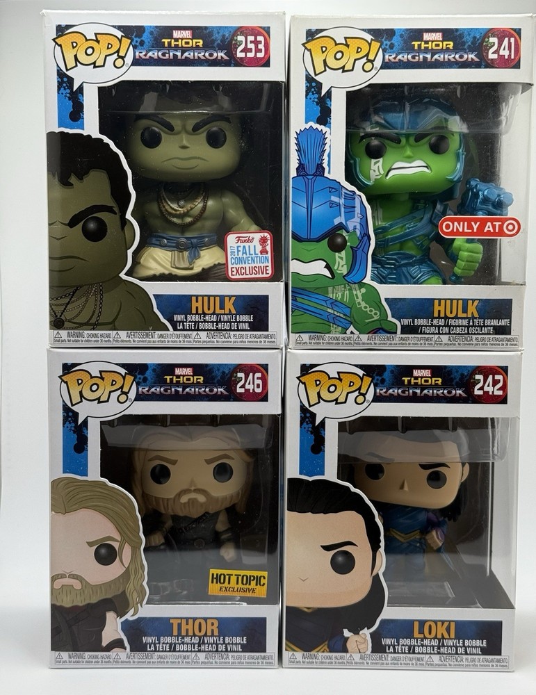 Pop Funko Marvel Thor Ragnarok Lot