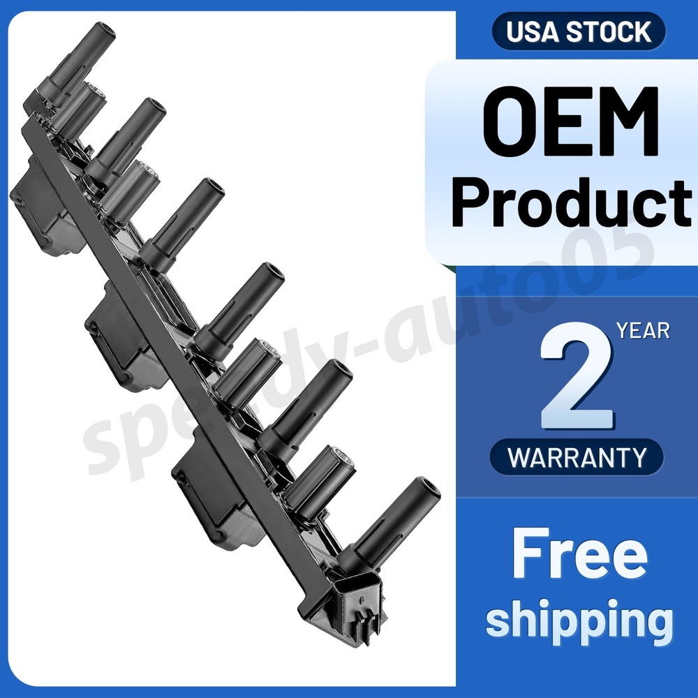 UF296 Ignition Coil Pack Compatible with 2000-2006 Jeep Wrangler TJ 4.0L L6