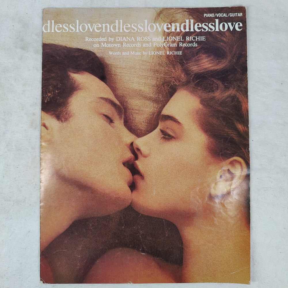 Rare 1981 Vintage Sheet Music - Endless Love - Lionel Richie Diana Ross
