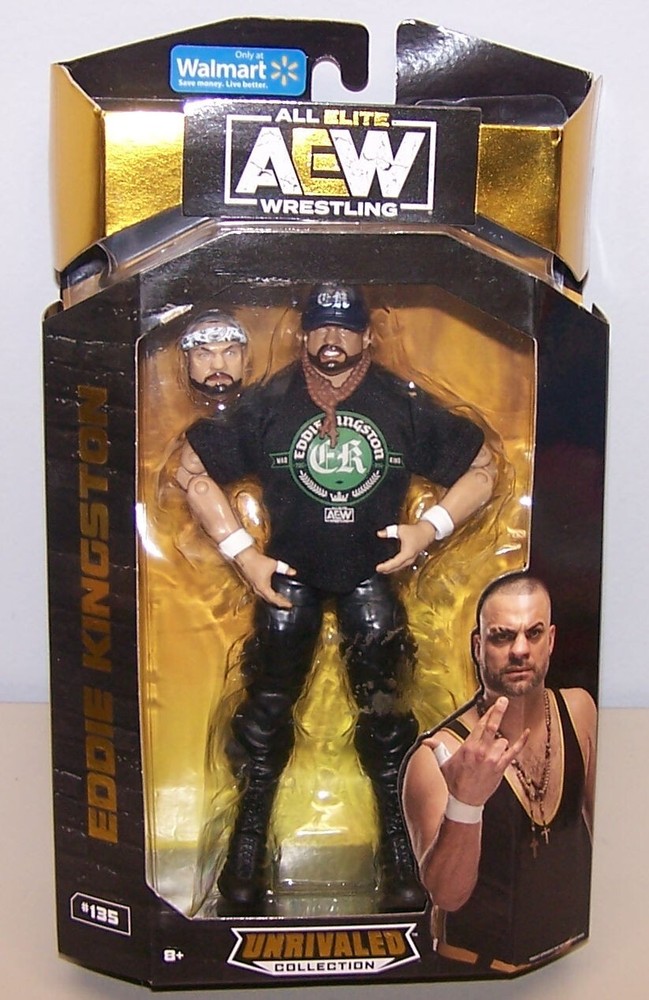 AEW Unrivaled #135 Eddie Kingston Jazwares Walmart Exclusive Figure