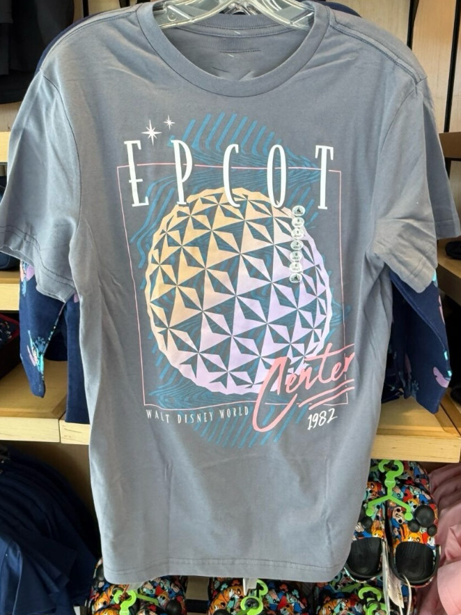 2026 Disney Parks Epcot Center 1982 Spaceship Earth Vintage T-Shirt