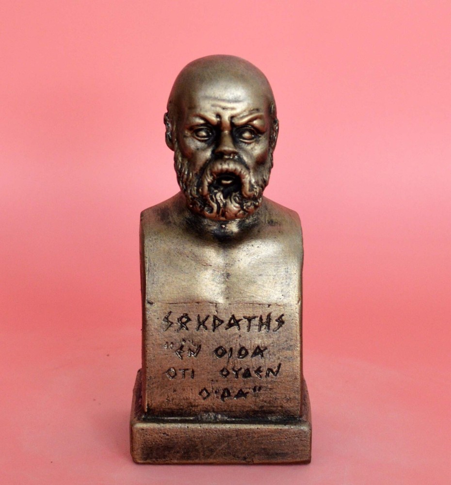 Socrates Greek Philosopher Statue Western Philosophy Plato Aristotle