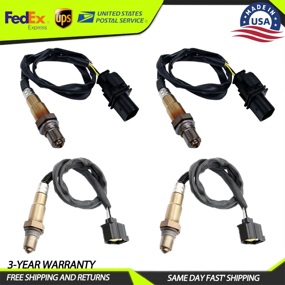 4X Up&Downstream Oxygen Sensor For Mercedes-Benz S550 E550 ML350 ML550 2006-2013