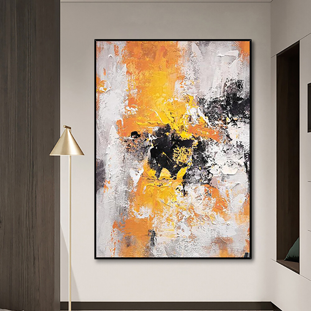 Abstract Oil Painting Galaxy Handmade On Canvas Wall Art Large Size Paintings