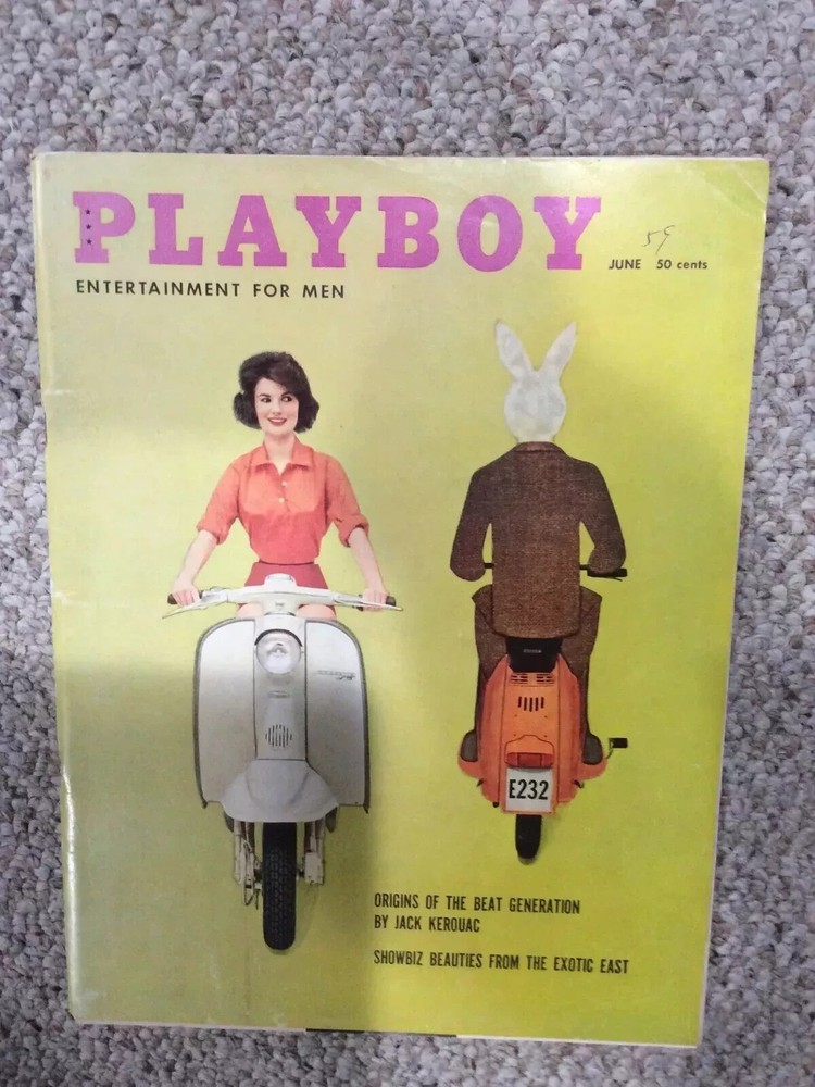 VTG Playboy Magazine June 1959 Marilyn Hanold w Centerfold