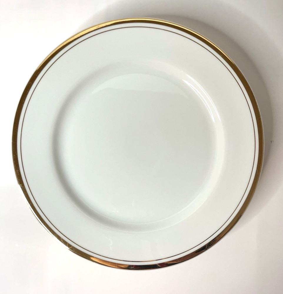 Sheffield Regency Gold Rim Dinner Plate 10 1/2