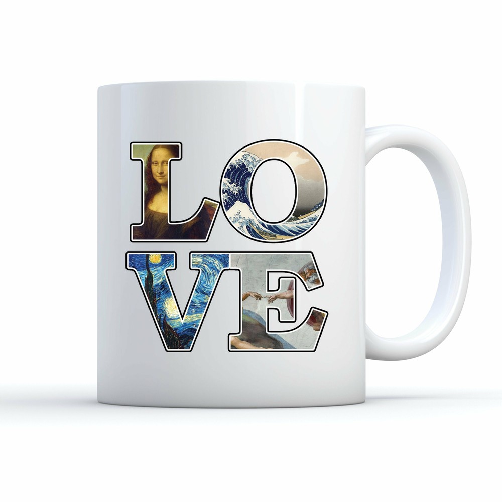 Love Art Mug Artist Mug Gifts For Artists Art Gift Art Teacher Mug Art Teacher