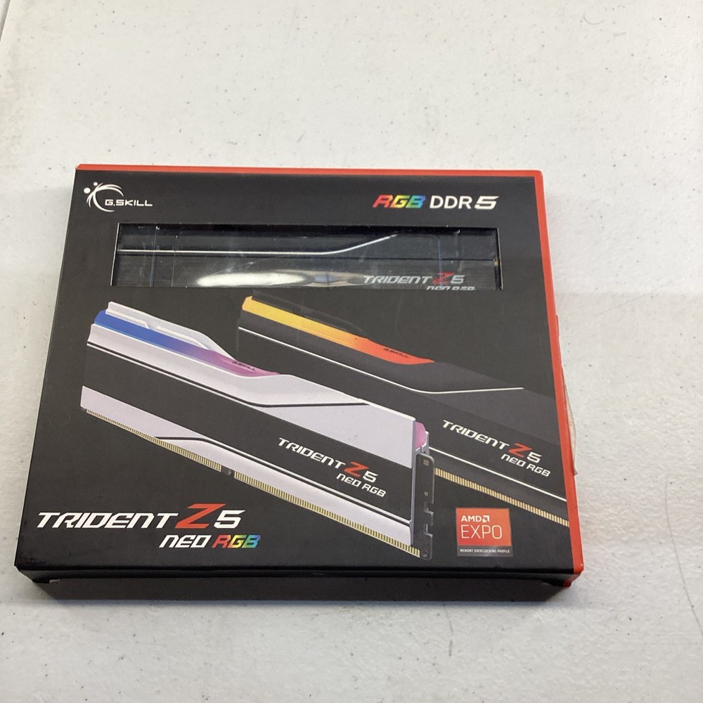 G.Skill Trident Z5 Neo RGB Series 32GB DDR5-6000 PC5-48000 CL30 Dual Channel...
