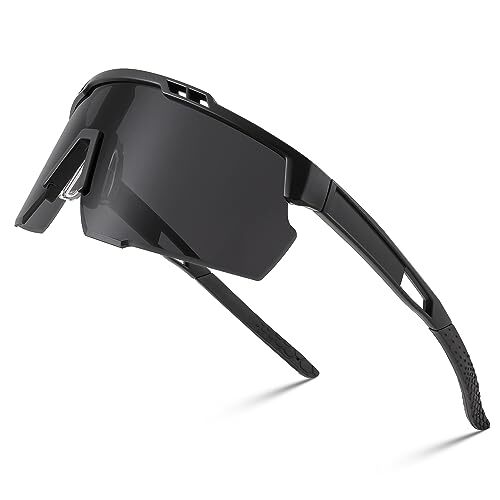 Sports Sunglasses for Men and Women, UV400 Protection Cycling Goggles Golf Ba...