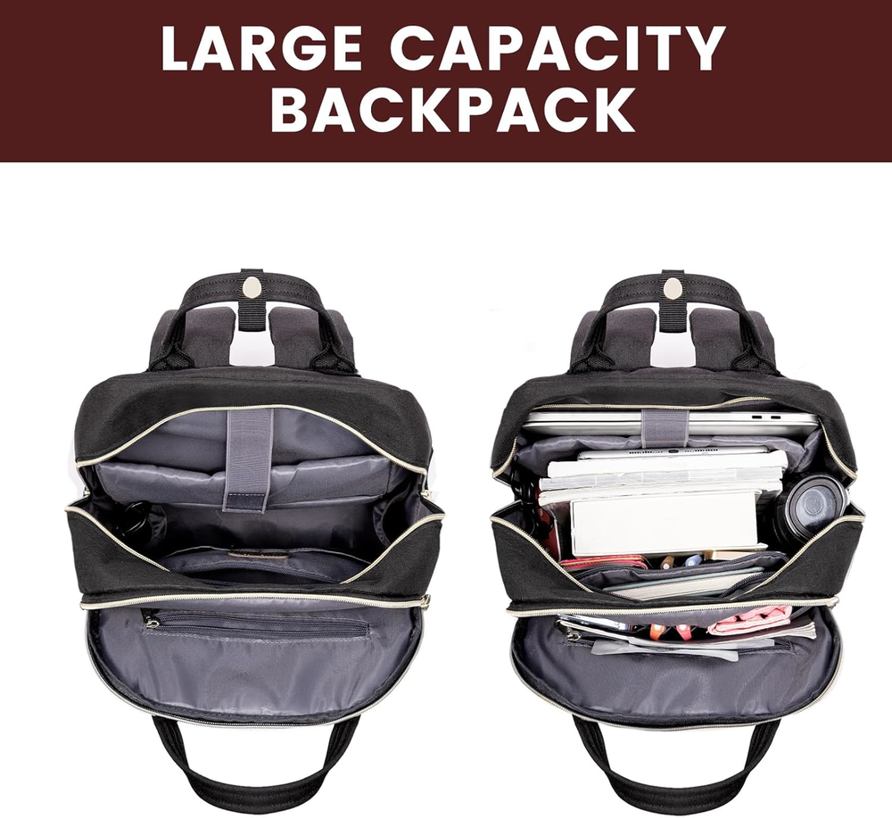 15.6 Inch Anti-Theft Waterproof Laptop Backpack for Women College School