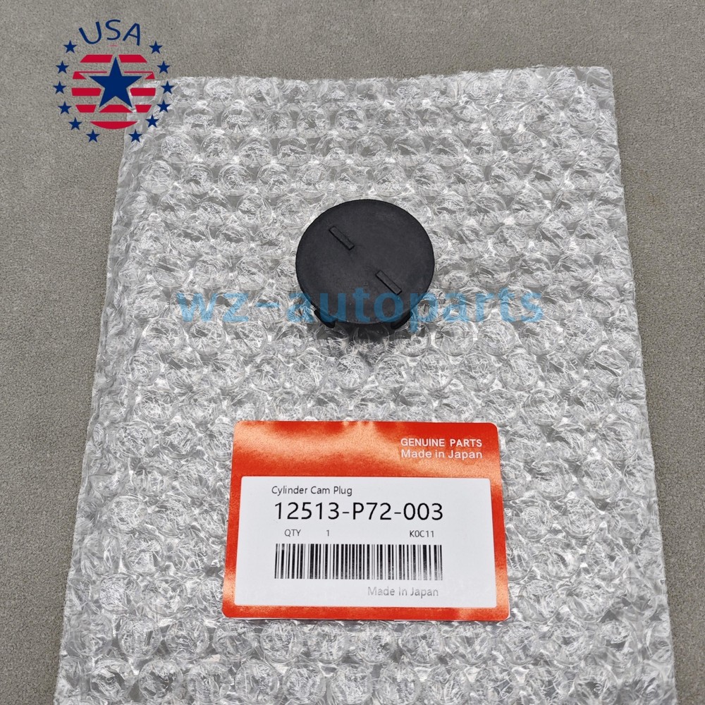 OEM 12513-P72-003 Cylinder Head Rear Cam Plug Cap with Seal Fits Honda Acura USA