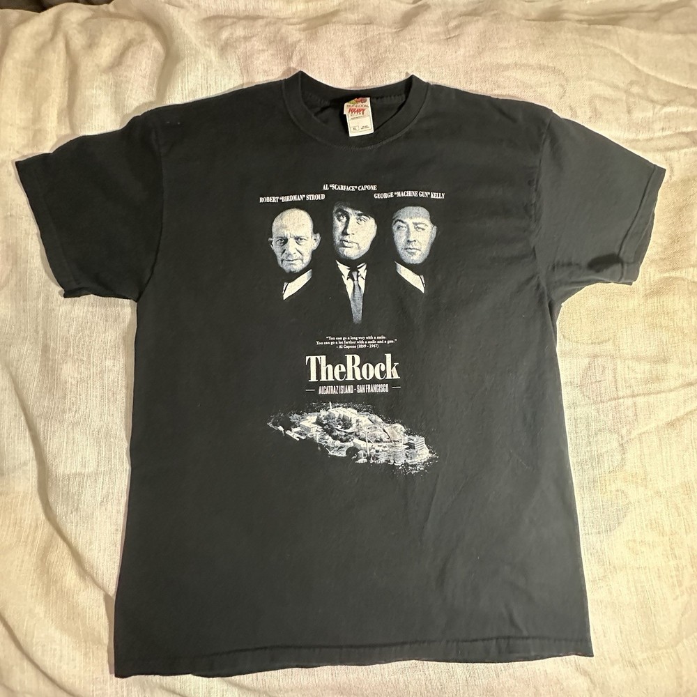 Alcatraz Penitentiary T-Shirt Vintage 2000s Y2K the Rock San Fran (Tagged XL)