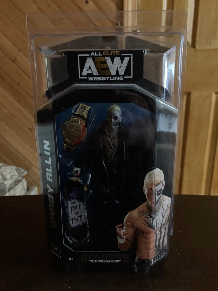 Jazwares - AEW - Unmatched Series 1 - Darby Allin - W/ Protective Case - MIB