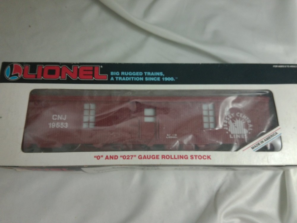 Lionel O Gauge Jersey Central Lines JCP&L Tool Car #6-19653 Boxed