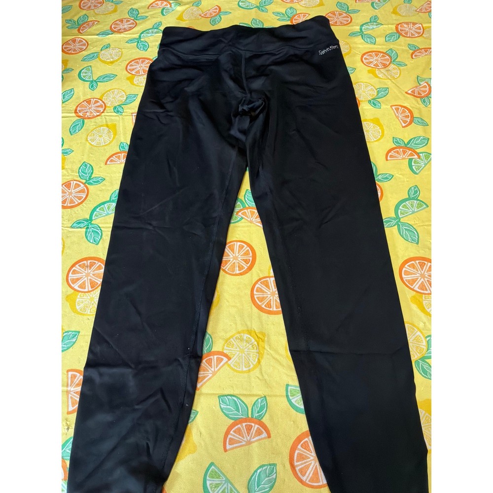 Calvin Klein Performance Leggings Women Large Black High Rise Activewear Pants