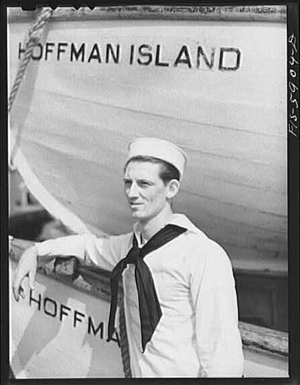 Photo:New York Staten Island Hoffman Island 1910s Merchant Marine Sailor