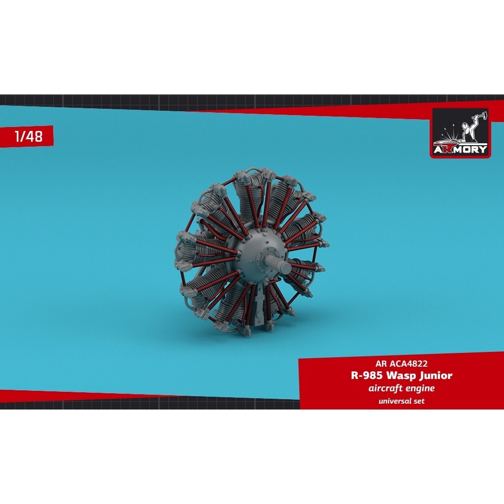 Armory Models AR ACA4822 Scale model kit 1/48 R-985 Wasp Junior aircraft engine