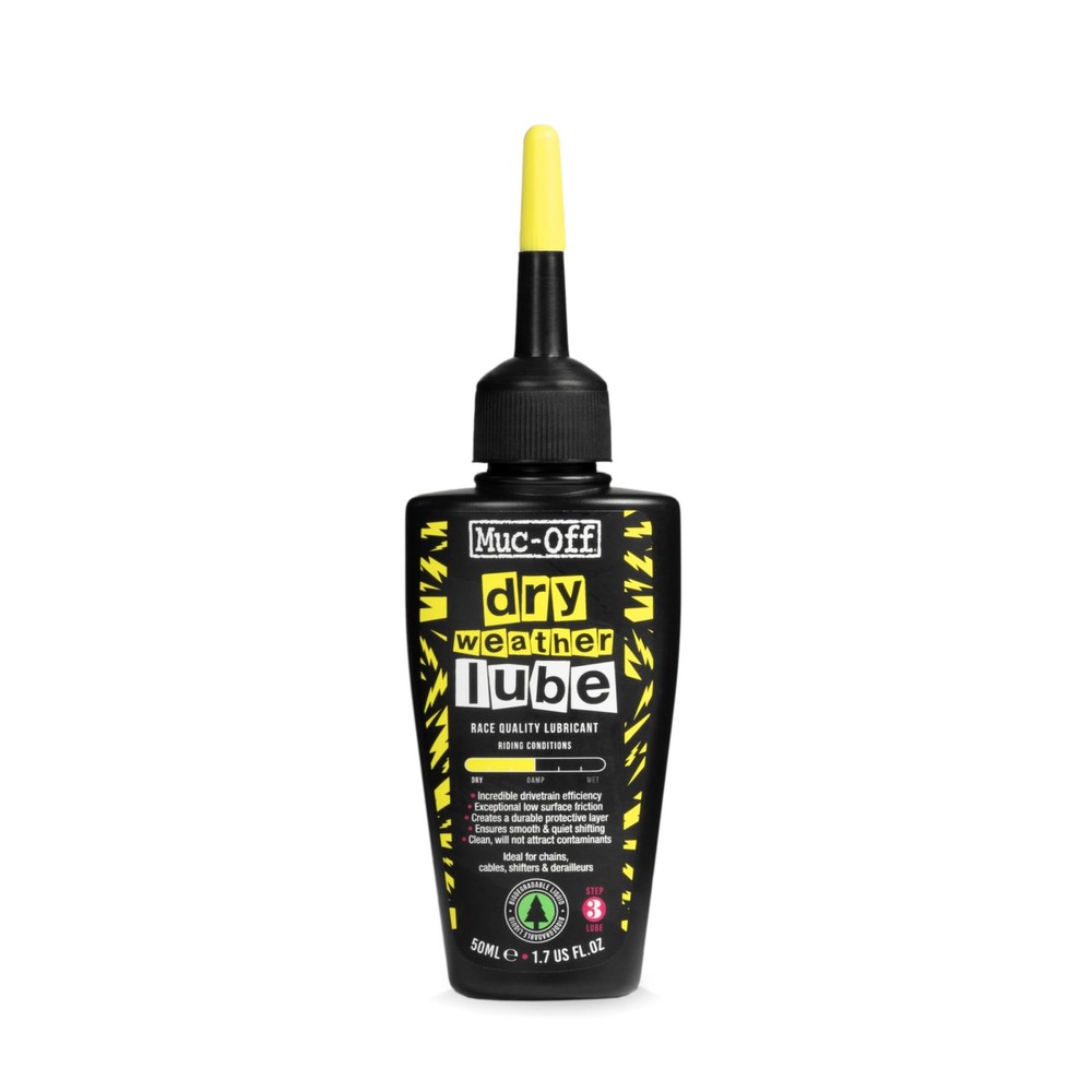 Muc-Off Dry Chain Lube, 50 Milliliters - Biodegradable Bike 50ml, One Color
