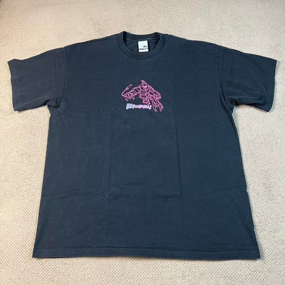 Vintage 1990s Stussy mecha robot tee Size XL