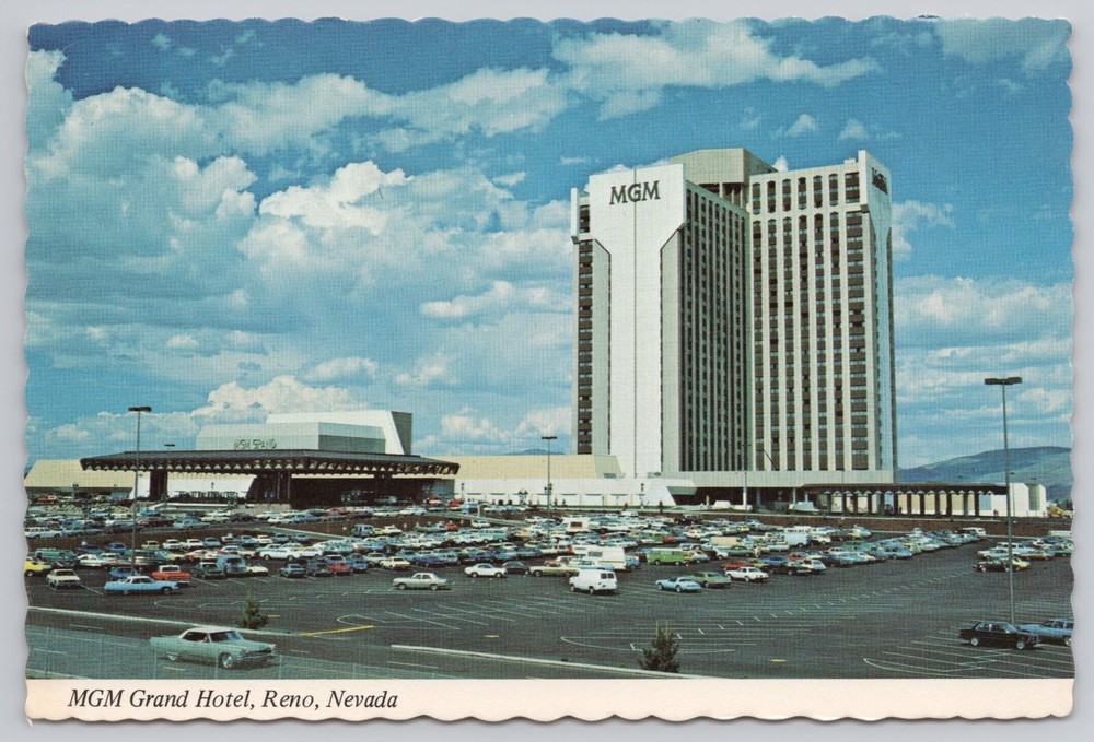 Reno Nevada, MGM Grand Hotel, Vintage Postcard