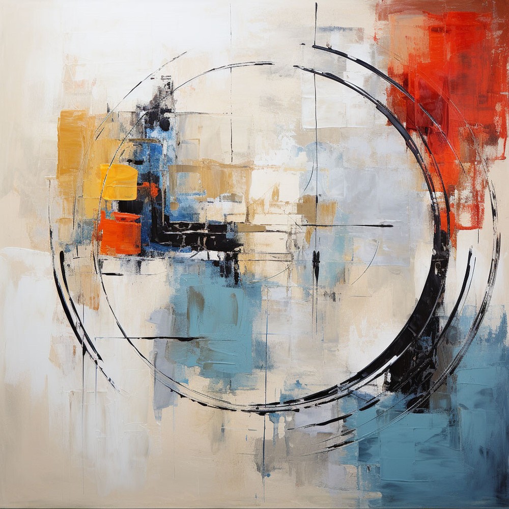 oil painting Hand-painted abstract texture color art home decor painting #205